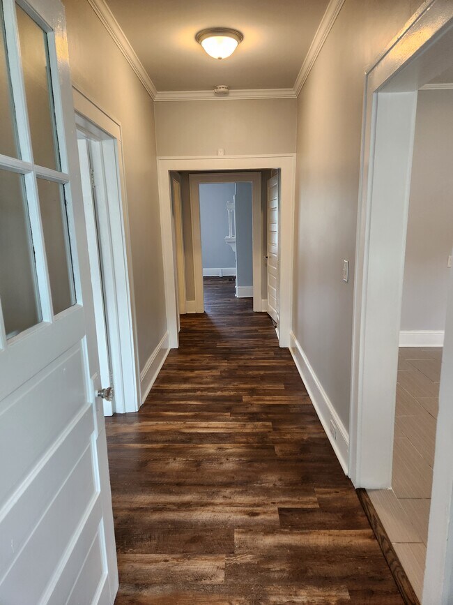 Hallway entering home