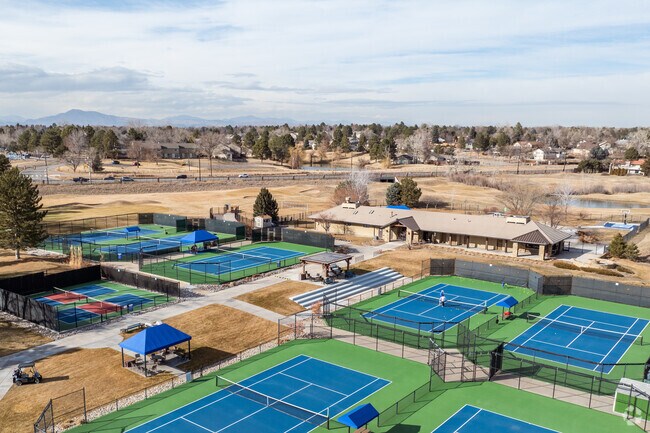 Columbine Country Club offers tennis and pickleball courts to it's members.