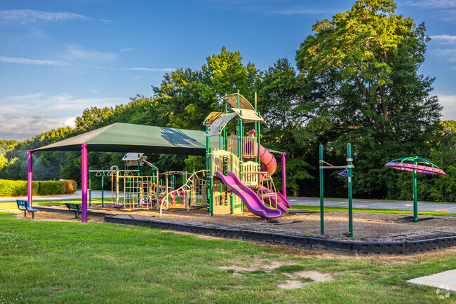 Children love the playground at Monarch Elementary School.