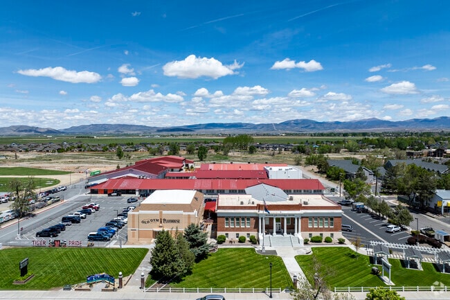 Carson Valley Middle School is about 15 minutes South of Indian Hills, and has great outdoor facilities for children.