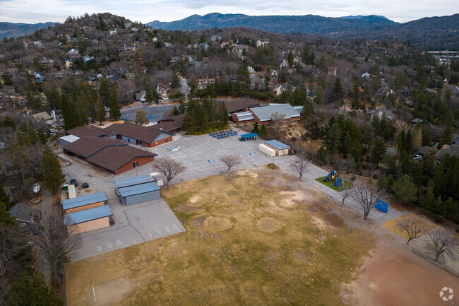 The beautiful campus of Lake Arrowhead Elementary School includes modern amenities for s