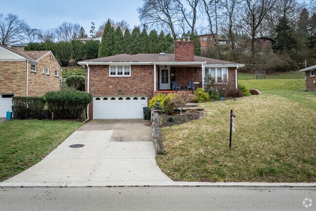 Mid-century ranches are scattered throughout the Whitehall neighborhood.