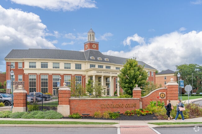 Lycoming College sits on the border between the East End and downtown Williamsport.