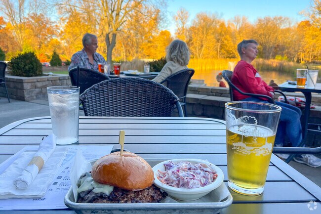 The burgers at Mt. Carmel Brewery are absolutely delicious.