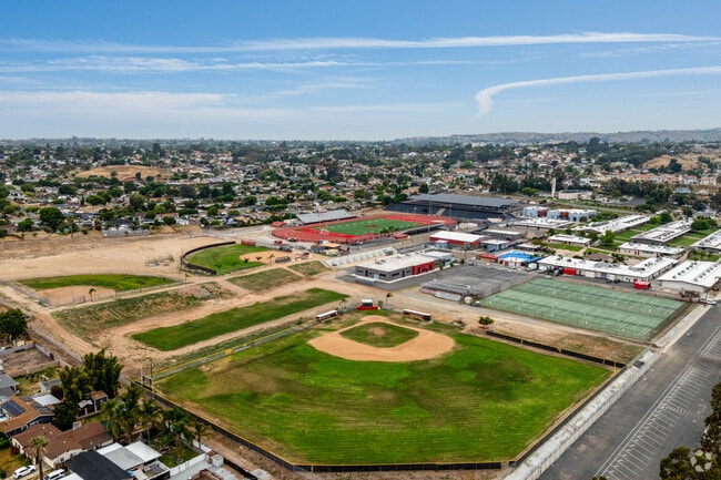 A view above the playing fields at Mount Miguel High in La Presa.
