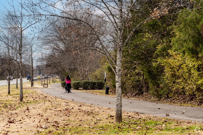 There are several miles of the Town Creek Greenway in Gallatin.