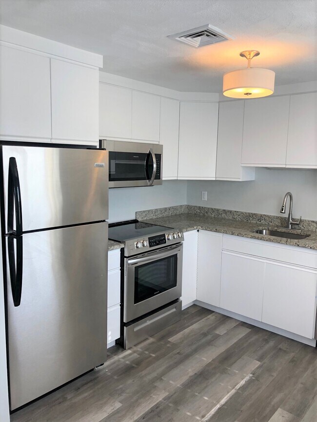 stainless appliances