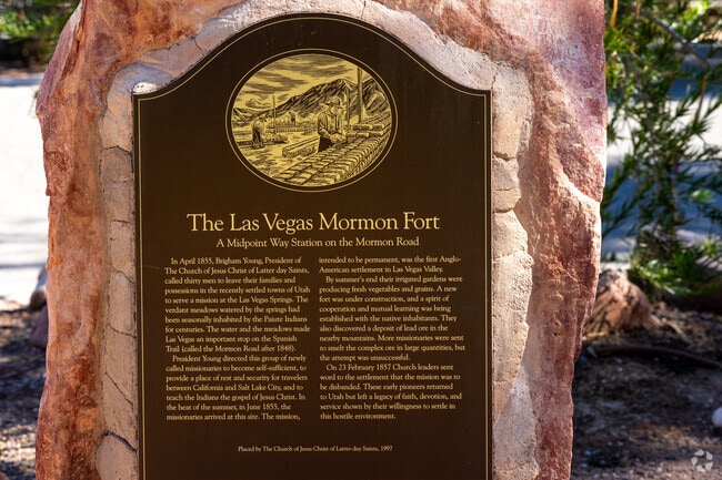 Old Las Vegas Mormon Fort is a historic park in Downtown Las Vegas.