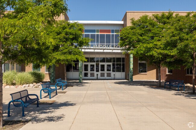 Aurora Hills Middle School serves the Southeast Crossing neighborhood.
