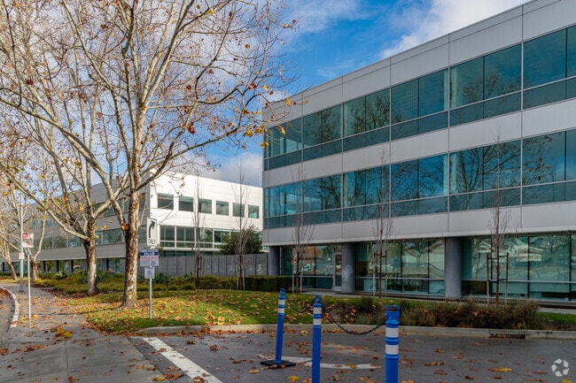 The beautiful campus of Avenues The World School includes modern building for students.