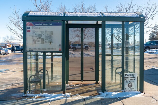 Meridian Village is well-connected to Denver's bus system.