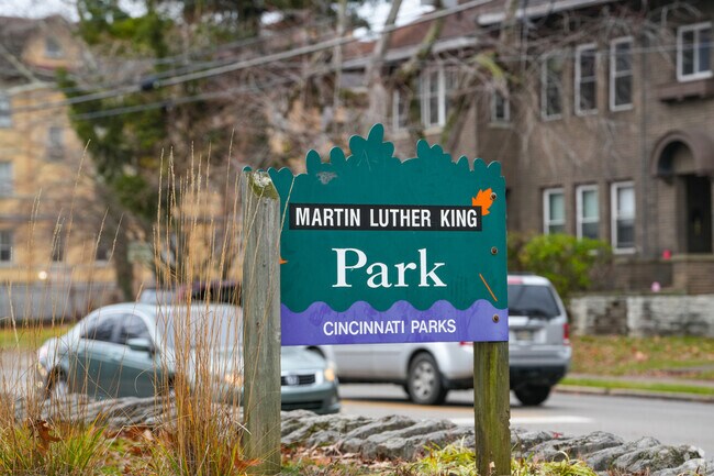The Martin Luther King Park is located here in Cincinnati.