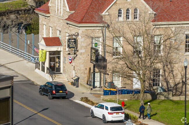 Old City Hall is a local pub in downtown Lockport.