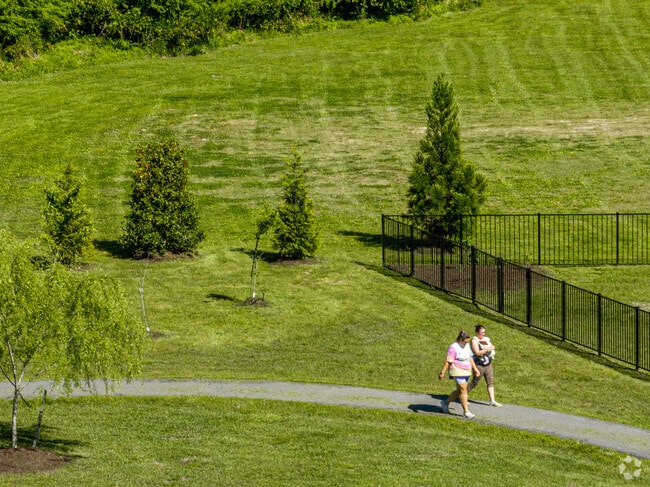Waverly offers abundant green space, ideal for walking and outdoor recreation.