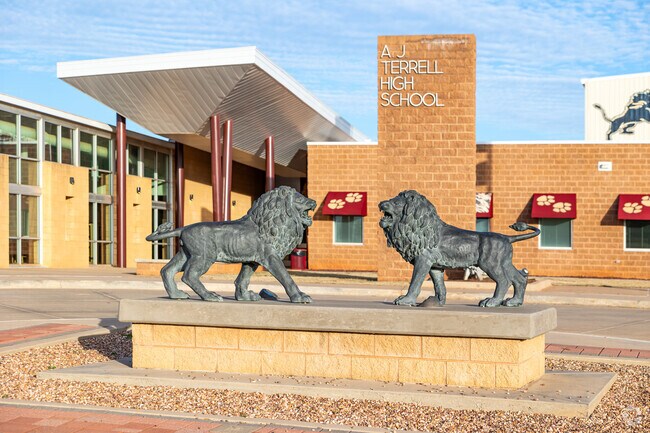 Blanchard High School has a beautiful campus.