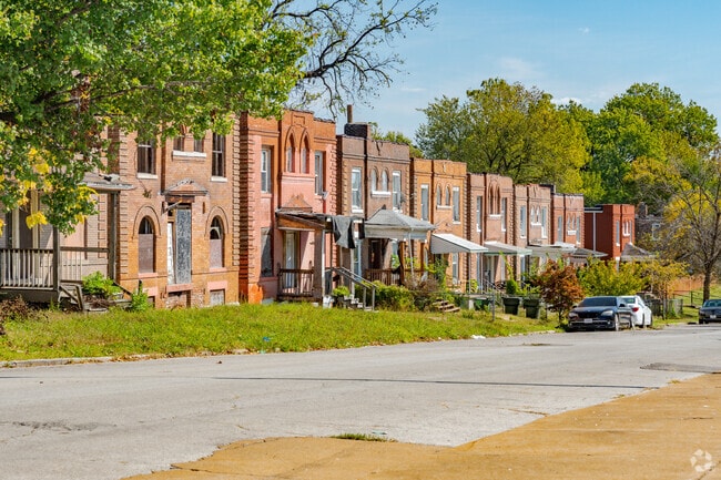 Many brick homes can be found in the Wellston area.