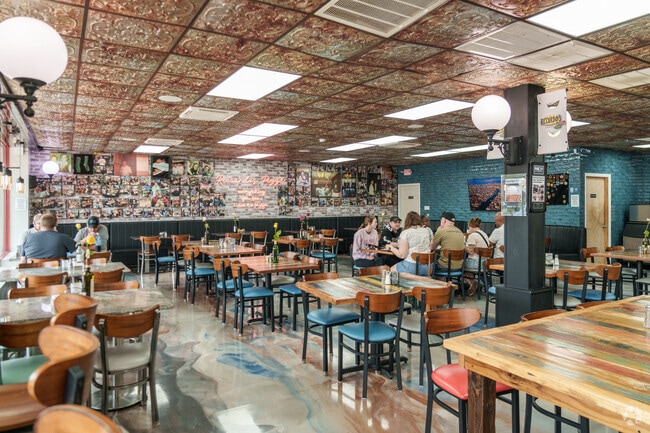 Riccardo’s Pizza is clean and spacious and serves as a favorite meeting spot for friends from in and around Browns Mills.