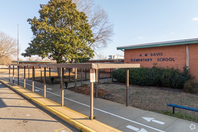 A.M. Davis Elementary School supports approximately 750 students.