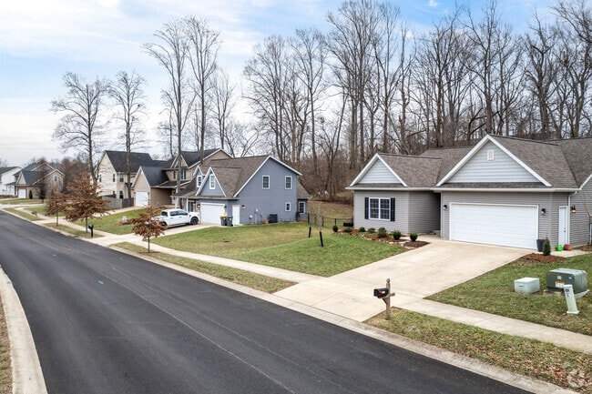 Several of the homes in Near West Side are new-traditional dwellings.
