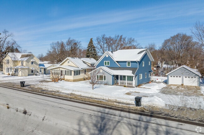 Classic houses are located throughout central Anoka.