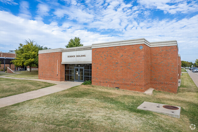 The science building at Longfellow Middle School in Norman.