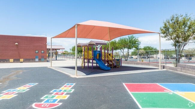 Covered playground at Robert L Taylor Elementary School.