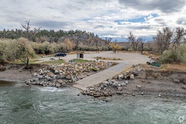 Blue Creek Boat & Fishing Access is popular for anglers and boaters.