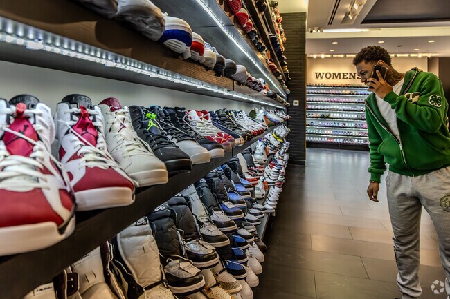 Sole Stop near Northwoods offers a curated selection of sneakers and streetwear.