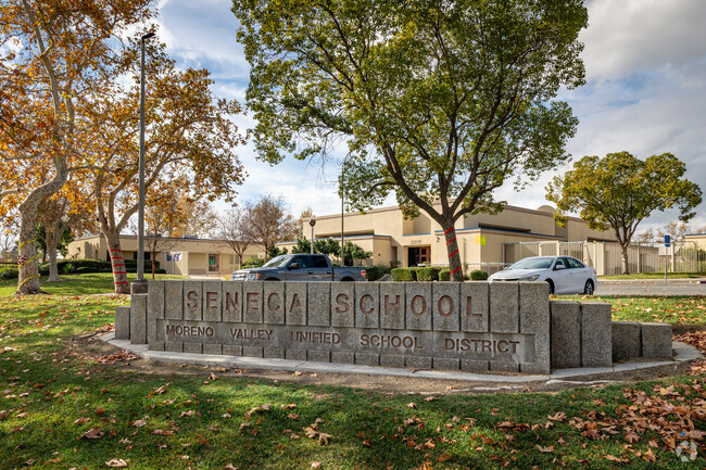 Seneca Elementary School in Moreno Valley provides a positive environment for students.