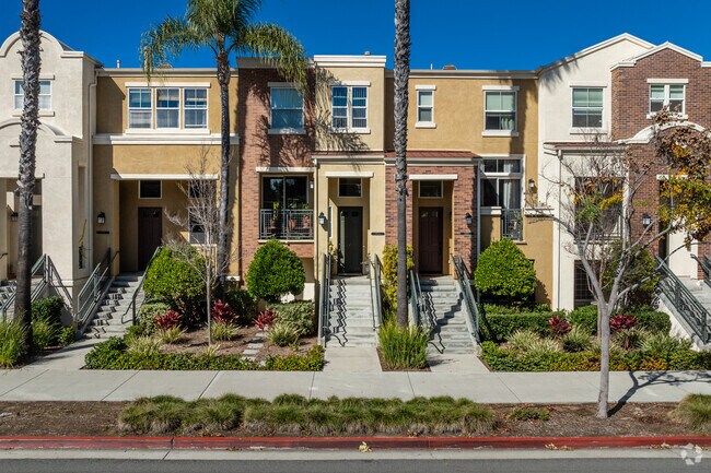 Luxury townhomes are located in the east end of Kearny Mesa.