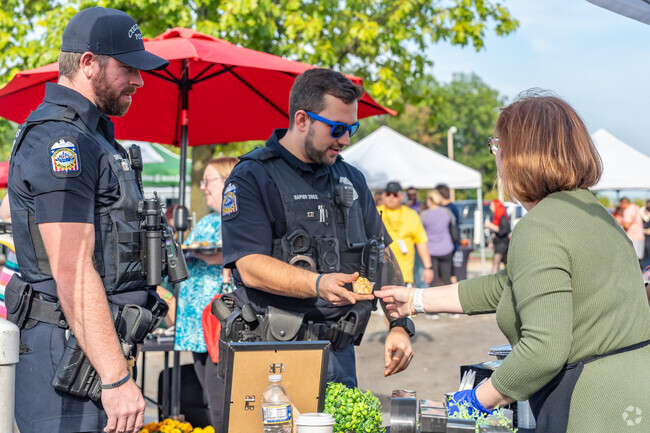 Fun events and festivals are held often at Easton,  2.5 miles away from Hyde Park.