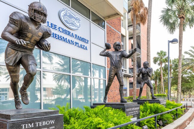 Stop and see the legends of the Florida Gators in University Park.