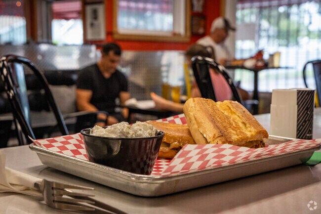 The Cuban sandwich at Los Gringos in Stadium Area is a must try when in the area.