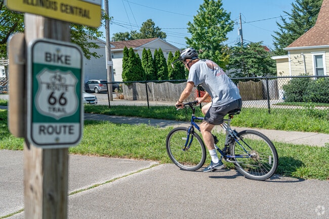 The Constitution Trail, great for biking, runs through the heart of Atwood Wayside Park.