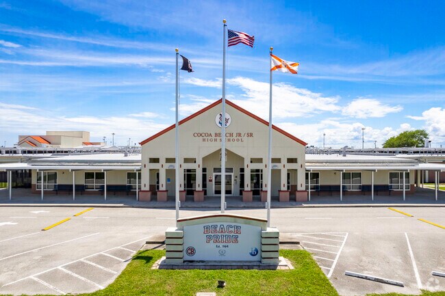 Cocoa Beach Jr/Sr High School guides students to success in their education and personal growth.