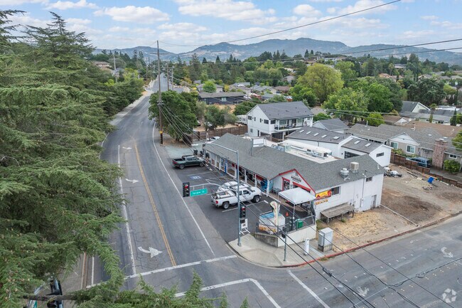 Terrace's Coombsville Road connects the neighborhood to the Silverado Trail.