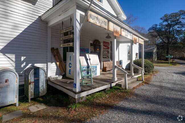 Drop by Nutall's store in Ware Neck to grab your mail, wine or a bite to eat.