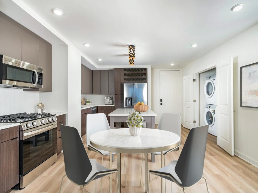 Cook and entertain in style at Modera Parkside! Our gourmet kitchens feature elegant quartz countertops, upgraded fixtures, and custom cabinetry with soft-close doors, providing the perfect blend of luxury and functionality in the heart of Midtown Atlanta.