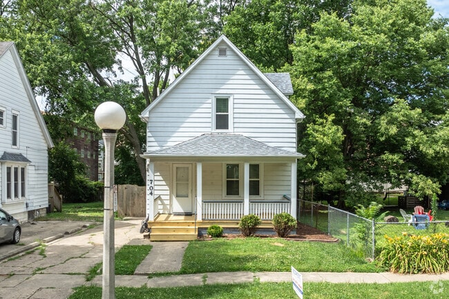 Iconic homes reside in West Urbana like the American Football House featured on an album cover.