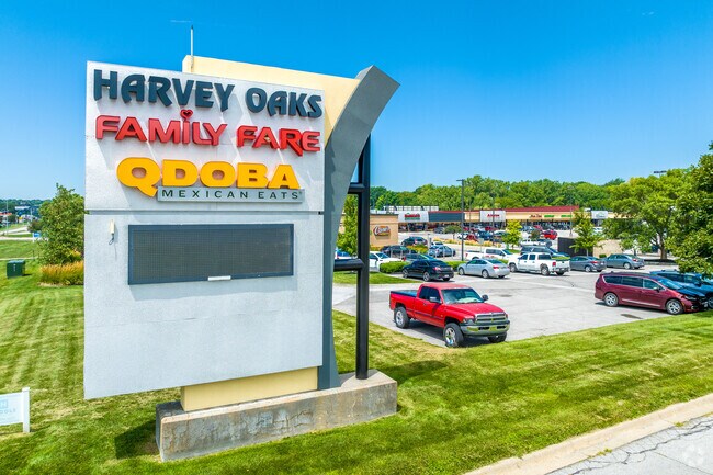 One corner of the neighborhood is conveniently home to Harvey Oaks Shopping Center.