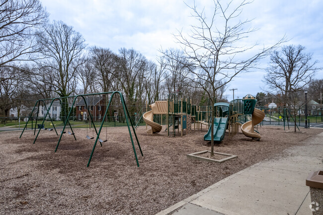 King Community Learning Center has a beautiful playground for students at recess.