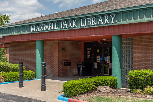 Residents in the Maplewood neighborhood can visit the Maxwell Park Library, just east.
