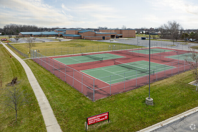 Athletic facilities at Discovery Middle School.