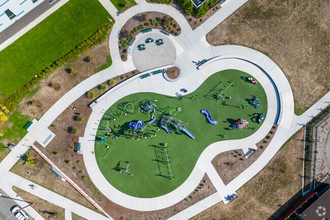 Fun, organic shapes featured in Emma Yule Park in Glacier View.