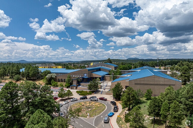 Students love the large campus at Sinagua Middle School in Flagstaff.