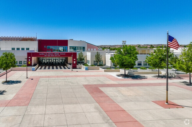 L.B. Johnson Middle School sits in central Taylor Ranch.