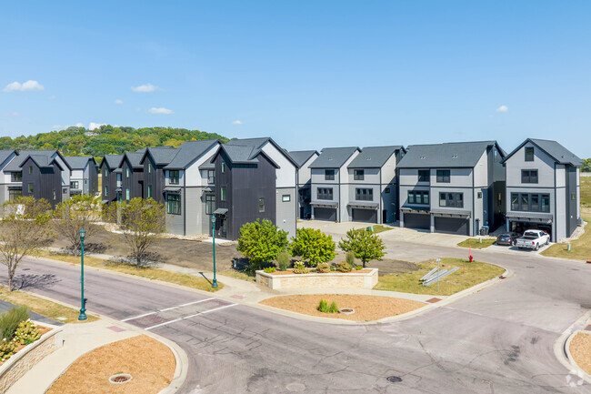 Sibley Park has some contemporary style townhomes in a recent development.