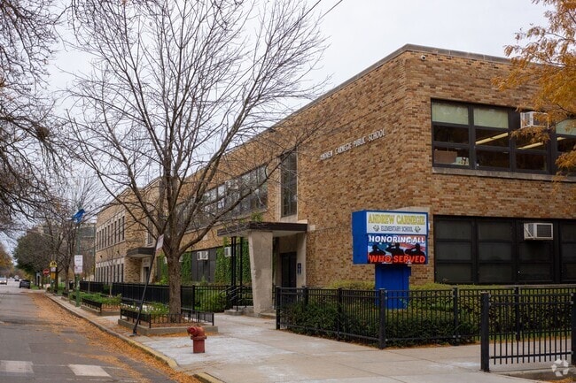 Carnegie Elementary School serves students in the Woodlawn community.