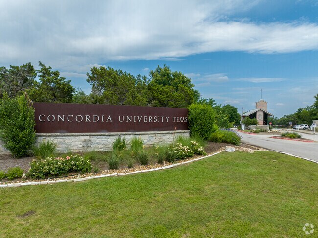 Concordia University Texas is a private university in Austin, near the Four Points Neighborhood