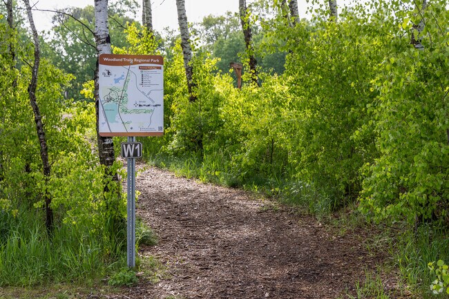 Woodlands Trails Regional Park in Elk River boasts miles of trails for summer or winter use.